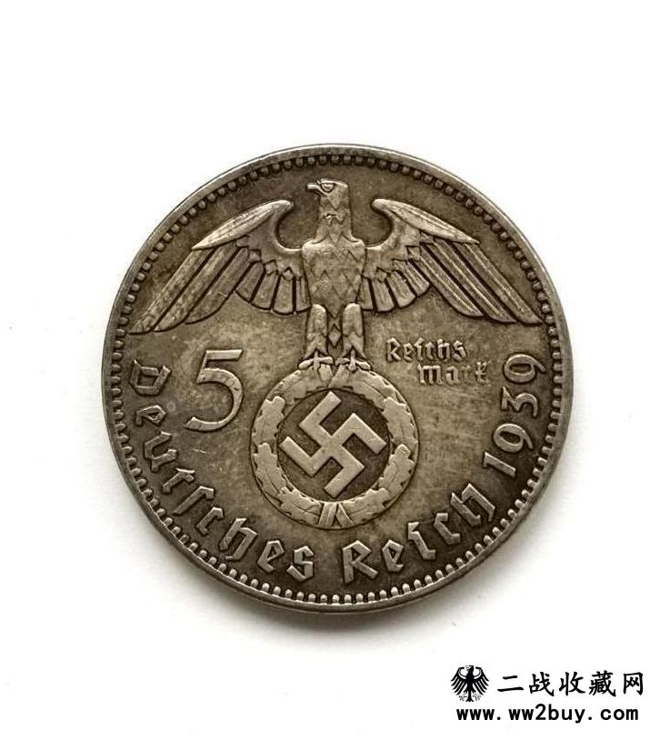 二战德国5帝国马克 (1) 5帝国马克 1 2